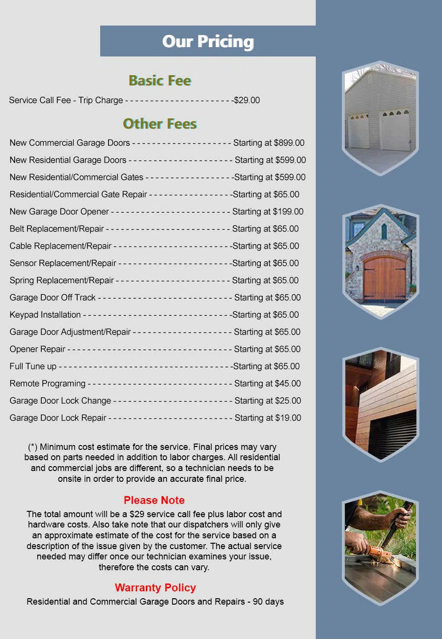 HighTech Garage Door Belcamp, MD 410-834-3692