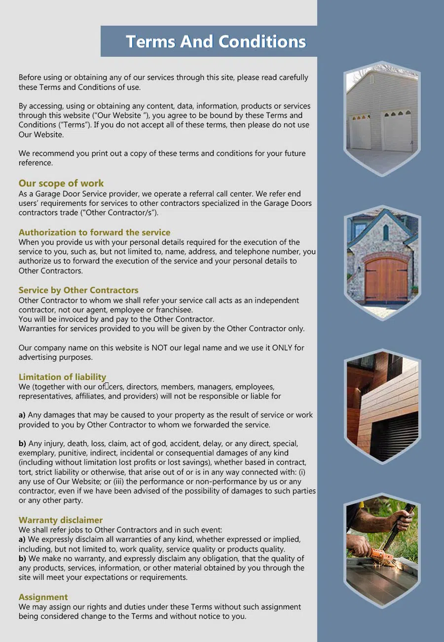 HighTech Garage Door Belcamp, MD 410-834-3692